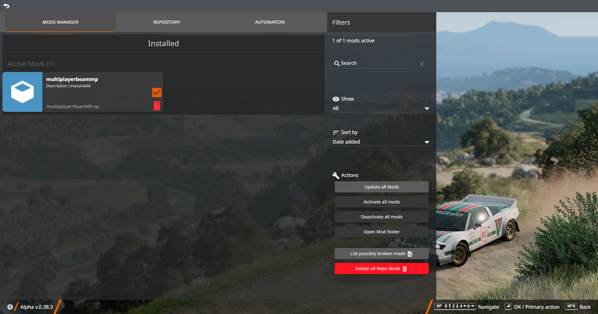 BeamNG Mod Repository