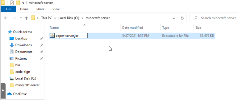 rename paper mc file